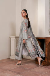 Resham Unstitched Cambric 3 Pcs Printed Suit D755